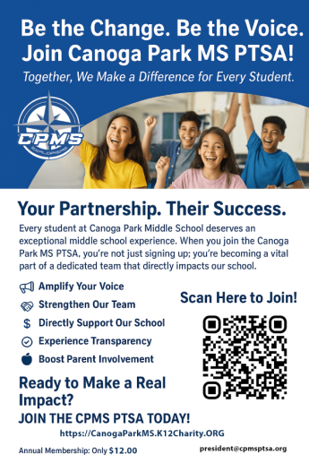 CPMS PTSA Membership Flyer